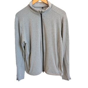 Greyson Men's Grey Stretch Full Zip Performance Golf Jacket Sz Medium